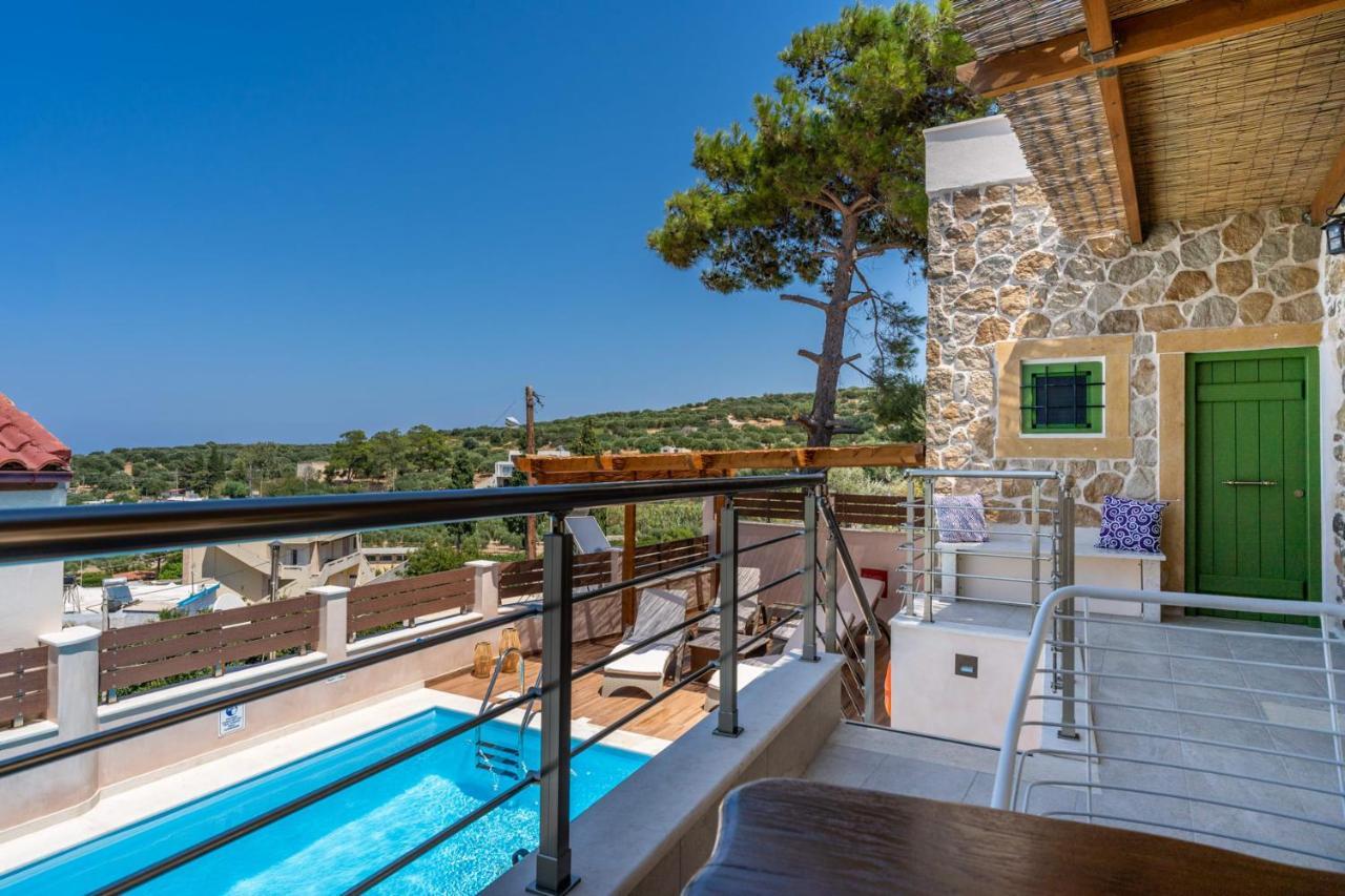 Вілла Aggel'S House - Stone House - Private Pool - Courtyard - Countryside Views Kato Episkopi Екстер'єр фото
